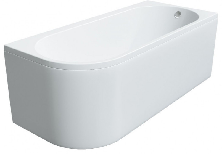 Ванна акриловая асимметричная 1Marka «ALISA MG» 170*75 R