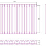 Отопительный радиатор Сунержа Эстет-11 500х810 18 секций Без покрытия