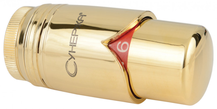 Термостатическая головка для автоматического терморегулятора Золото