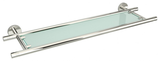 Полка Сунержа КАНЬОН стеклянная / L 600 Золото