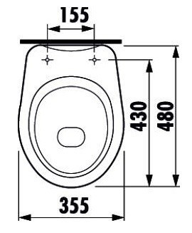Унитаз Jika Zeta 8.2239.7.000.000.1 приставной