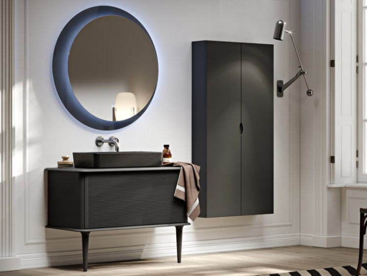 Тумба подвесная под раковину с выдвижным ящиком 98x50x42 Cezares 55807