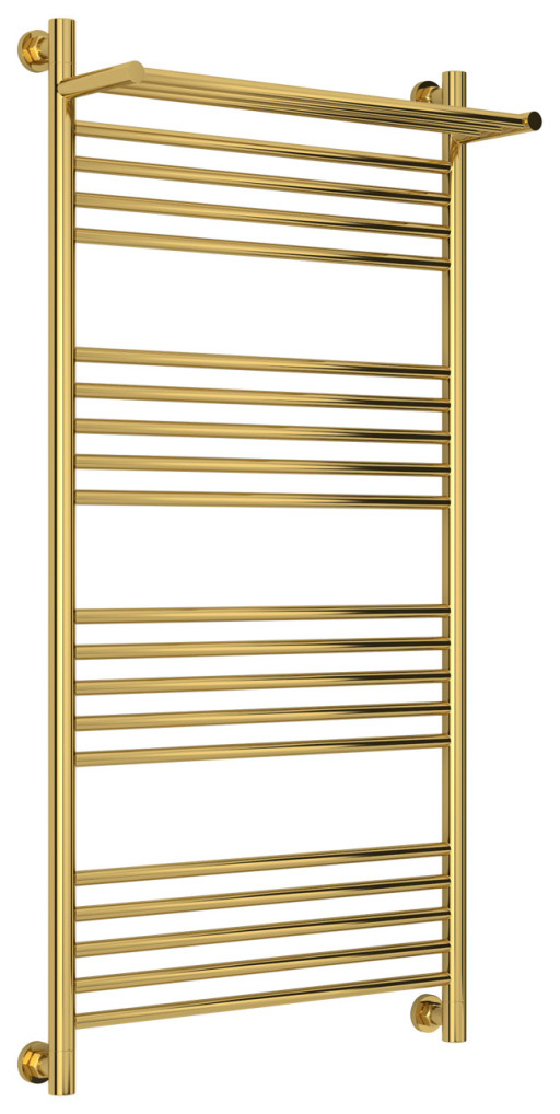 Полотенцесушитель водяной Сунержа Богема с полкой+ 1200х600 Золото