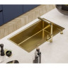 Мойка QUADRIX MONARCH 60 GOLD 740x400x200 в компл. с выпуском без сифона,