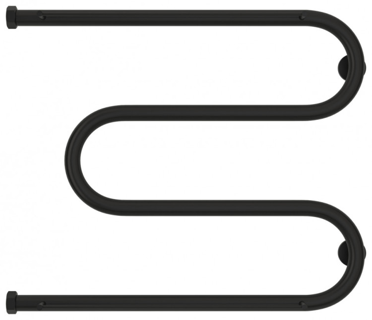 Полотенцесушитель водяной Сунержа М-образный 2 полки+ 500х650 Матовый чёрный