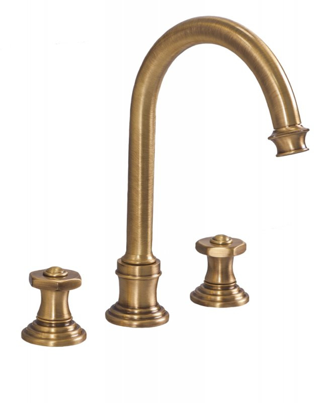 Смеситель для раковины на три отверстия, высокий, с донным клапаном Cezares APHRODITE-BLS2-A-01-O