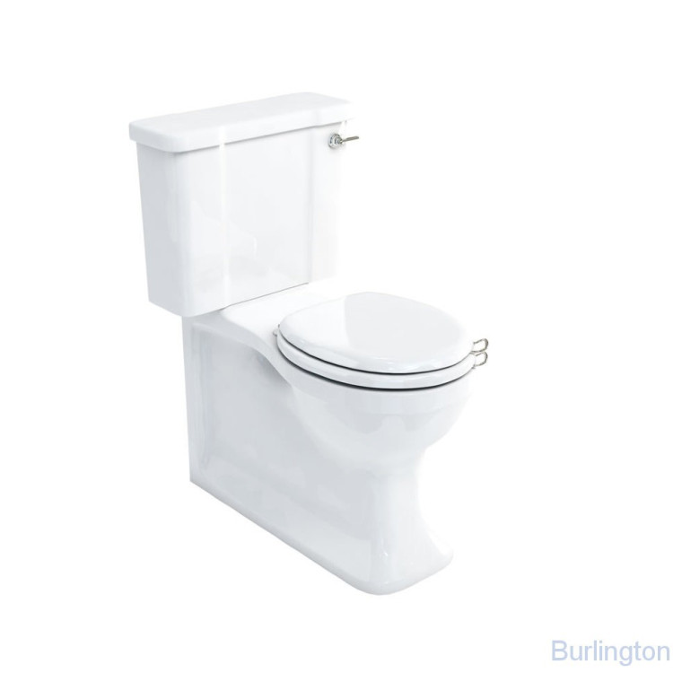 Унитаз - моноблок пристенный, с двойной системой слива, НИКЕЛЬ