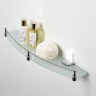 WasserKRAFT Leine K-5044WHITE (ранее К-5024WHITE) Полка стеклянная с бортиком