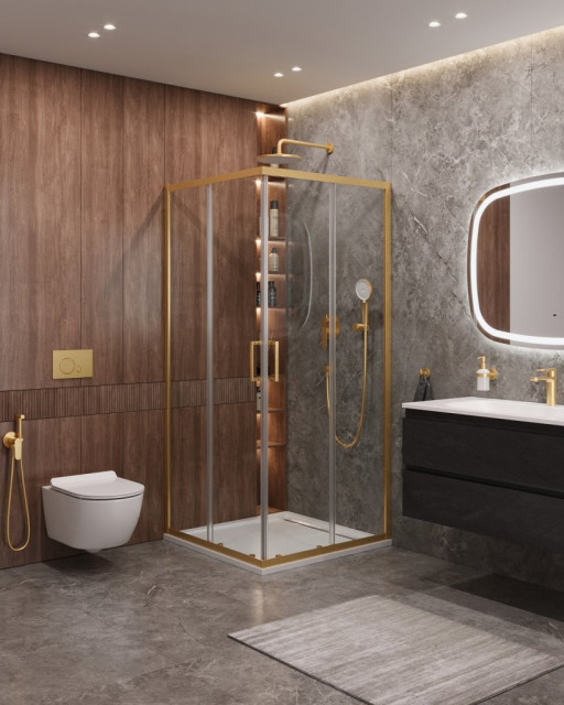 Душевой уголок MOLVENO-A-2 Cezares MOLVENO-A-2-80-C-Cr-IV