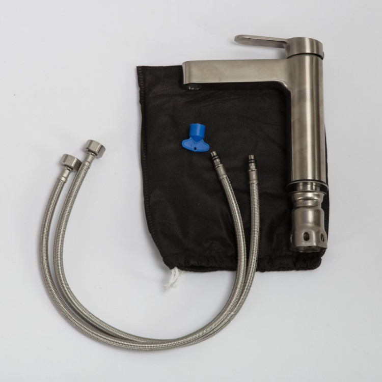 Смеситель для раковины без донного клапана Cezares DEL-LVM-BORO