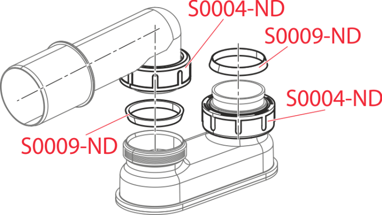 Гидрозатвор Alcadrain A53-DN50