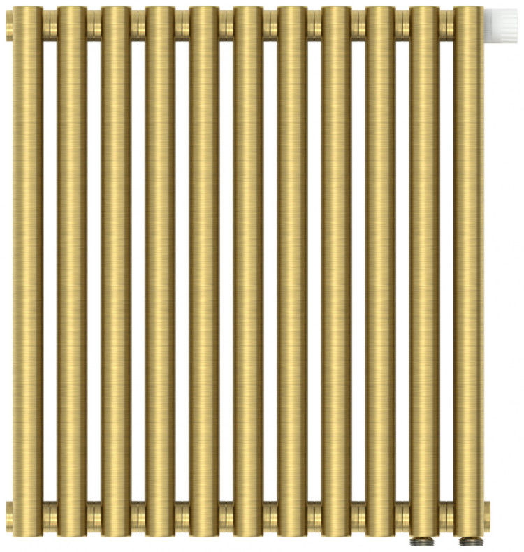 Отопительный радиатор Сунержа Эстет-00 EU50 500х495 11 секций Состаренная латунь