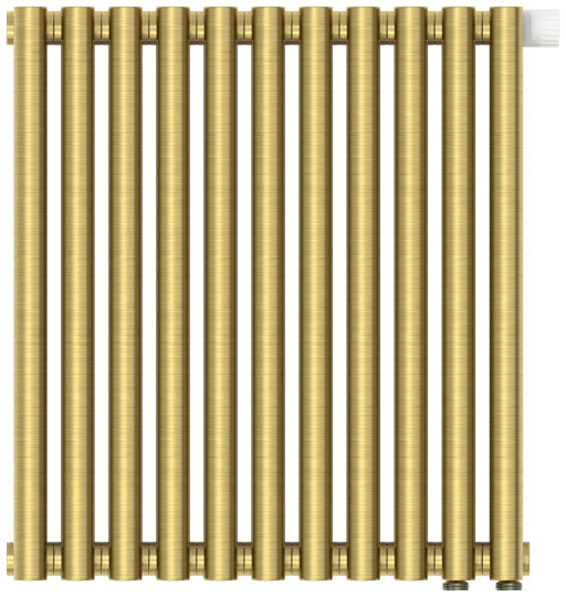 Отопительный радиатор Сунержа Эстет-11 EU50 500х495 11 секций Состаренная латунь