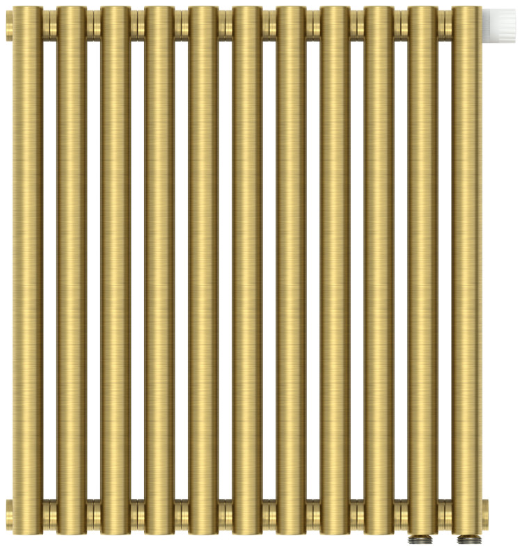 Отопительный радиатор Сунержа Эстет-11 EU50 500х495 11 секций Состаренная латунь