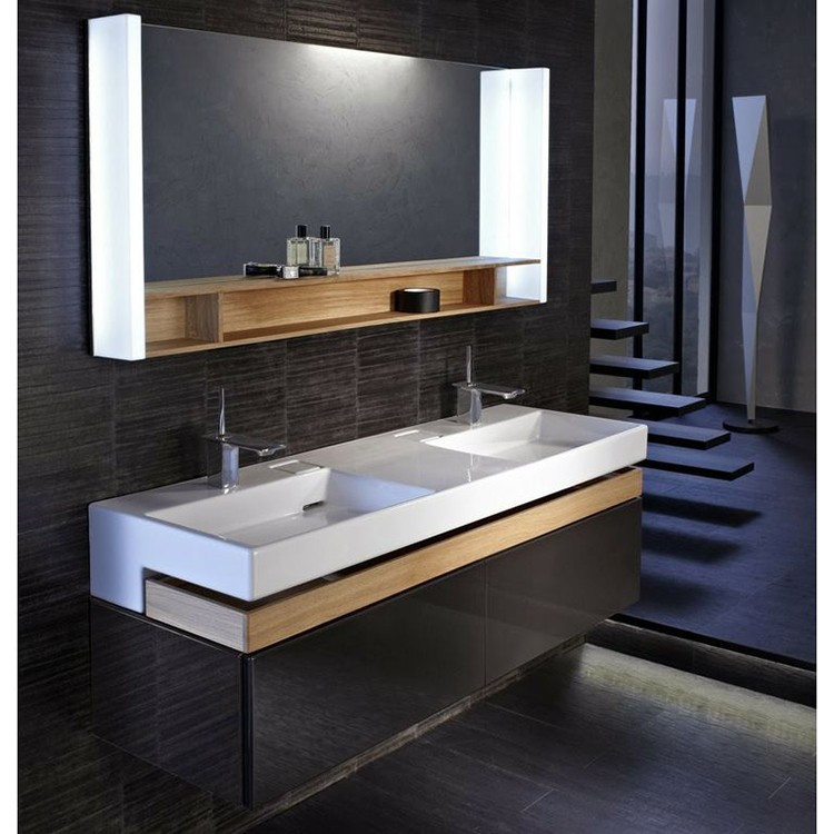 Тумба под две раковины Jacob Delafon Terrace 150 подвесная