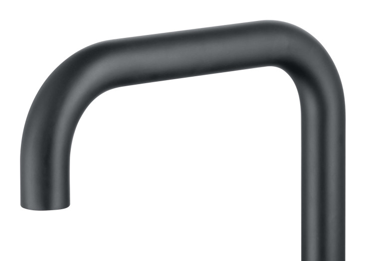 Смеситель для кухни Aquatek (квадратный излив), матовый черный AQ1083MB