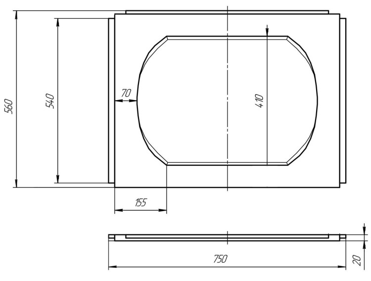 Панель 1Marka боковая 75