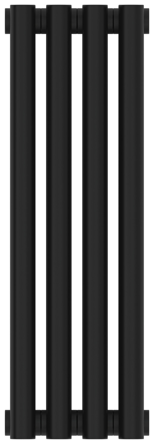 Отопительный радиатор Сунержа Эстет-1 500х180 4 секции Матовый чёрный