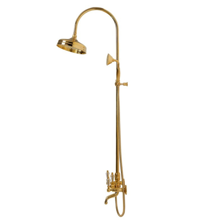 Душевая стойка со смесителем для ванны Cezares DIAMOND-CVD-03/24-Sw