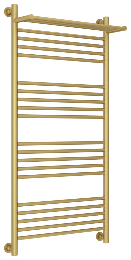 Полотенцесушитель водяной Сунержа Богема с полкой+ 1200х600 Матовое золото