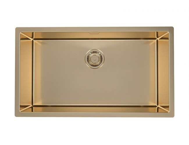 Мойка QUADRIX MONARCH 60 BRONZE 740x400x200 в компл. с выпуском без сифона,