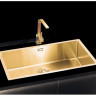 Мойка QUADRIX MONARCH 60 BRONZE 740x400x200 в компл. с выпуском без сифона,