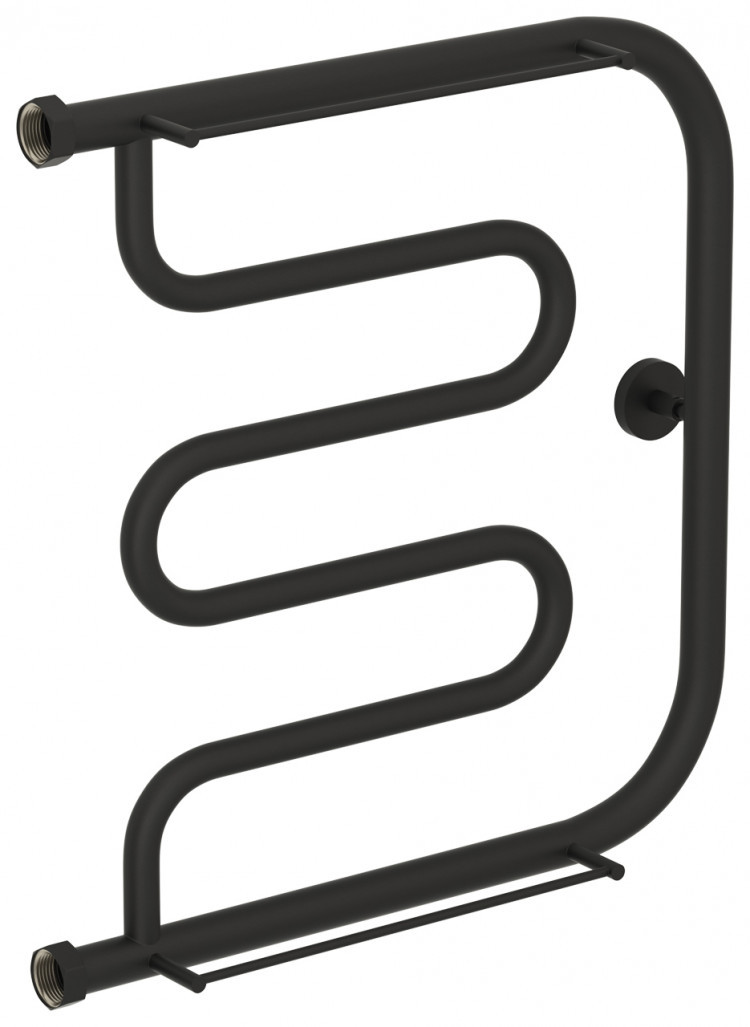 Полотенцесушитель водяной Сунержа Лира 2 полки+ 500х500 Тёмный титан муар