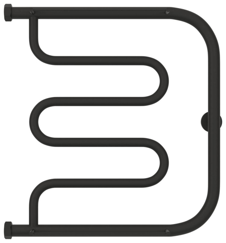 Полотенцесушитель водяной Сунержа Лира 2 полки+ 500х500 Тёмный титан муар