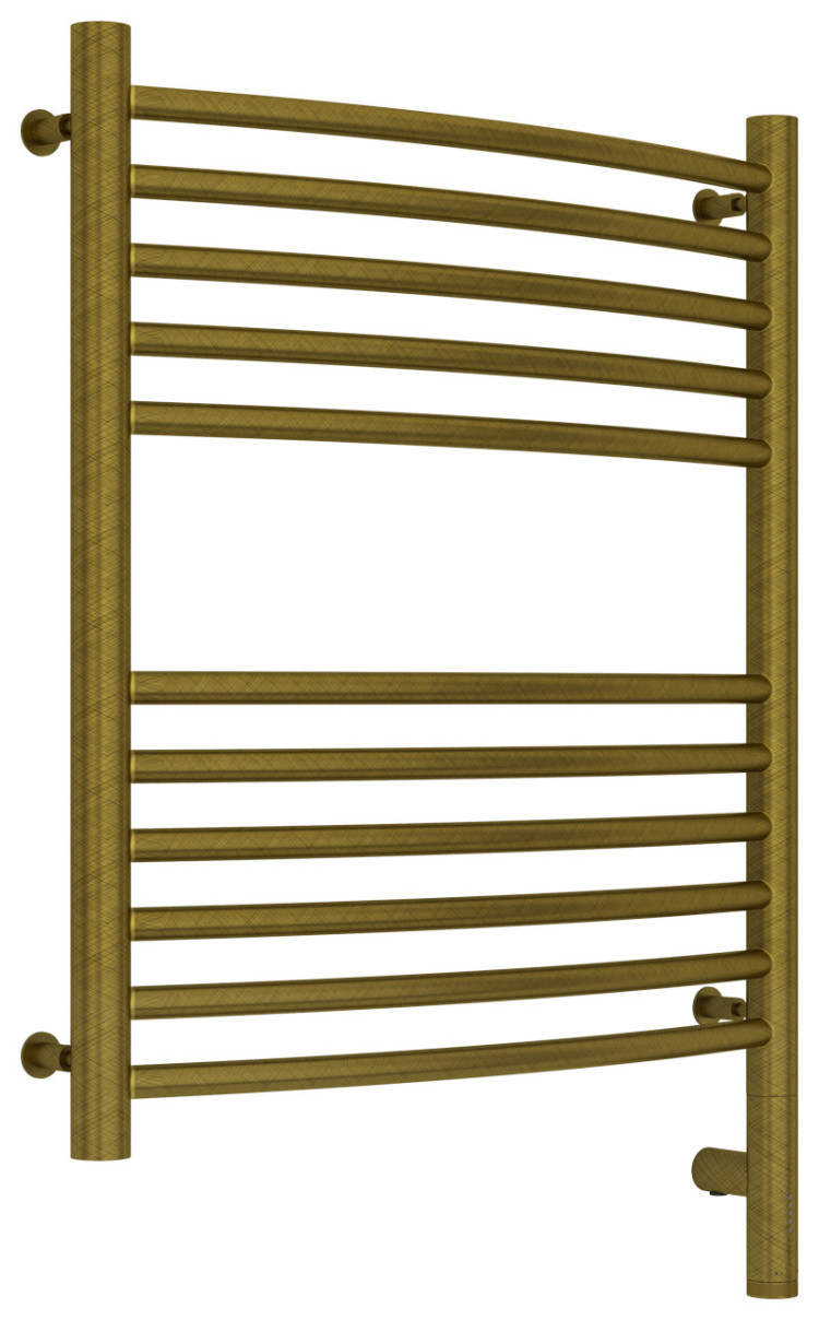 Полотенцесушитель электрический Сунержа Богема 3.0 выгнутая 600х500 МЭМ правый Состаренная бронза