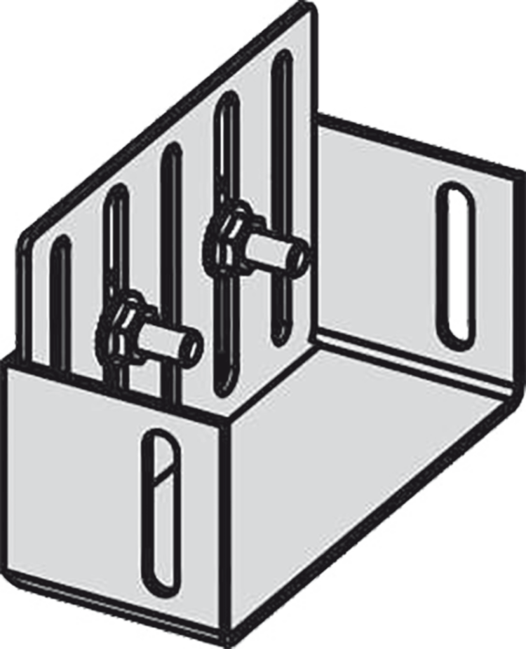 Заглушка для дренажных желобов 75 мм, нержавеющая сталь Alcadrain ADZ-P001