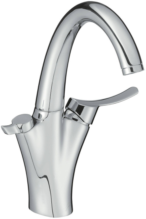 Однорычажный смеситель для кухни с встроенным фильтром для воды, хром Jacob Delafon CARAFE E18865-CP