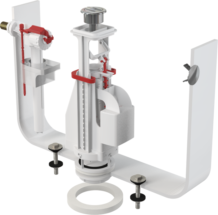 Выпускной комплект с двойной кнопкой Alcadrain SA08AK 3/8