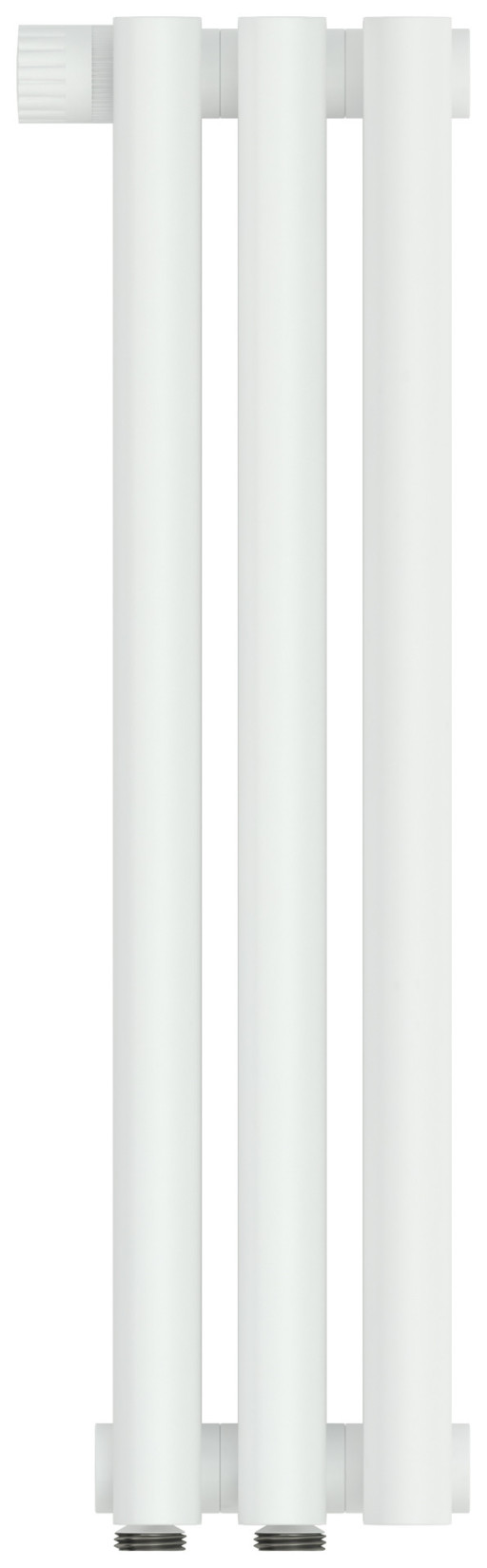 Отопительный радиатор Сунержа Эстет-0 EU50 левый 500х135 3 секции Матовый белый