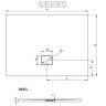 Акриловый поддон для душа Riho Basel 408 DC18 80x140x5