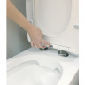 COMFORTY. Унитаз подвесной 103, безободковый, сиденье дюропласт softclose тонкое, быстросъёмное