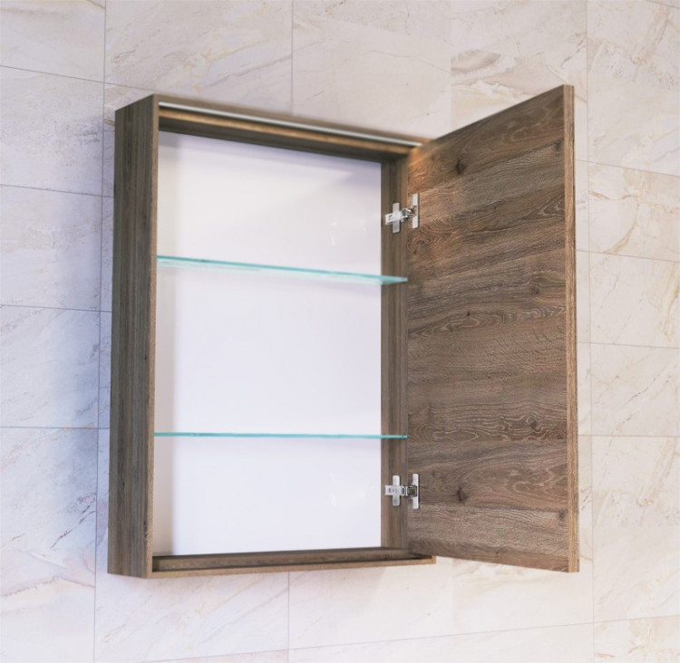 Зеркальный шкаф Raval Frame 60 с подсветкой