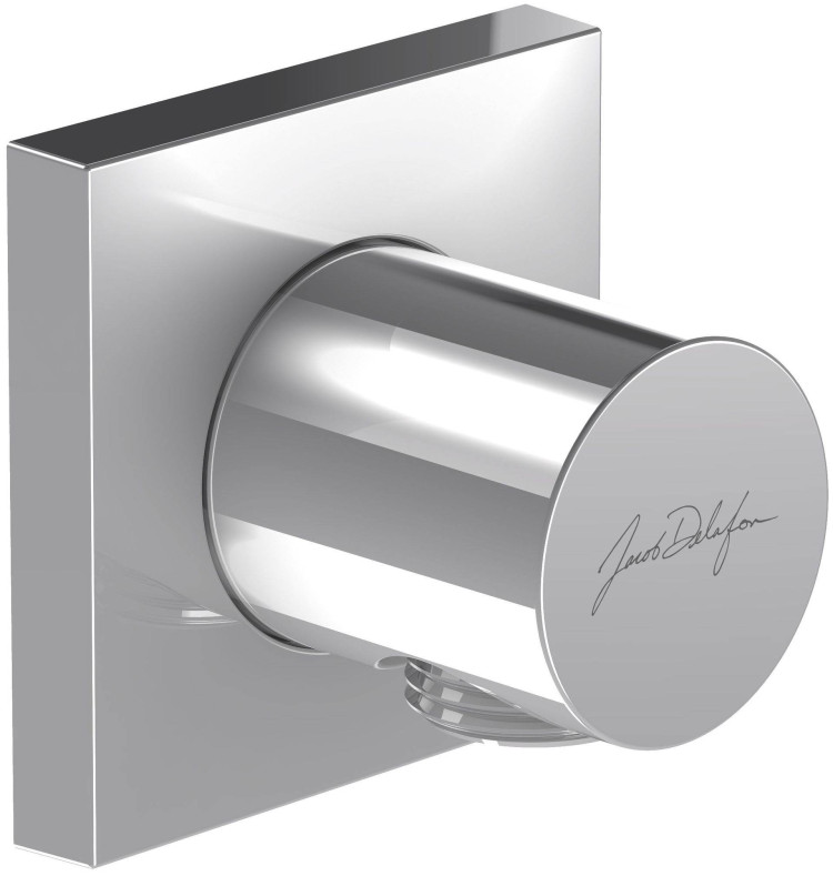 Коленное соединение для душевого шланга с обратным клапаном, квадратный дизайн Jacob Delafon MODULO E8467-CP