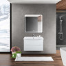База под раковину подвесная с двумя выкатными ящиками 762x440x500 BelBagno MARINO-CER-800-2C-SO-WO-P
