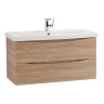 База под раковину подвесная с двумя выкатными ящиками 762x440x500 BelBagno MARINO-CER-800-2C-SO-WO-P