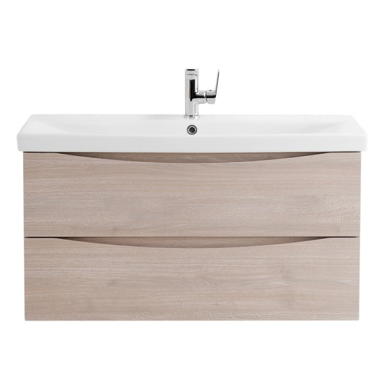 База под раковину подвесная с двумя выкатными ящиками 762x440x500 BelBagno MARINO-CER-800-2C-SO-WO-P