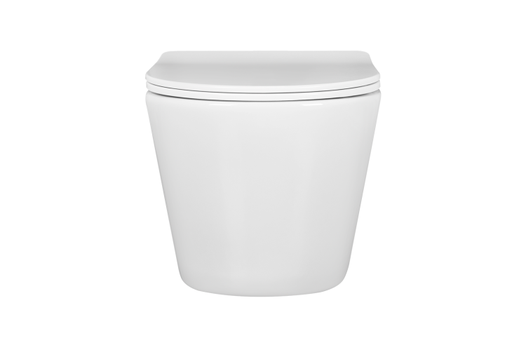 Унитаз-компакт подвесной Aquatek AQ1904T-00 ВЕГА, смыв TORNADO, тонкое сиденье с механизмом плавного закрывания, крепеж, цвет белый, 490*365*340 мм