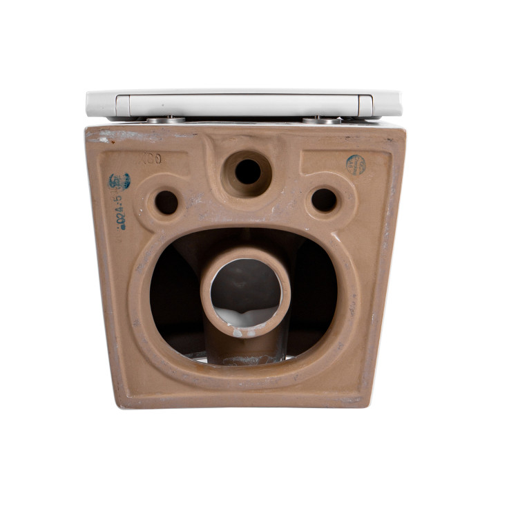 Унитаз-компакт подвесной Aquatek AQ1904T-00 ВЕГА, смыв TORNADO, тонкое сиденье с механизмом плавного закрывания, крепеж, цвет белый, 490*365*340 мм