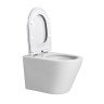 Унитаз-компакт подвесной Aquatek AQ1904T-00 ВЕГА, смыв TORNADO, тонкое сиденье с механизмом плавного закрывания, крепеж, цвет белый, 490*365*340 мм