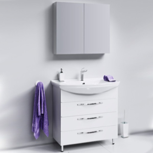 Тумба под раковину Aqwella Аллегро 85