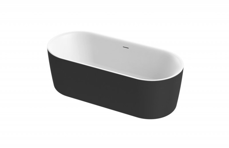 Акриловая ванна Cezares METAURO-INT-Central-180-80-60-G-W-MATT