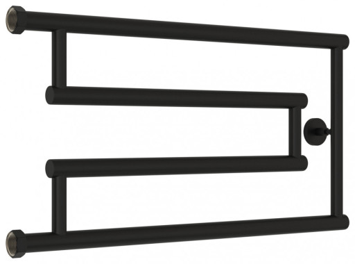Полотенцесушитель водяной Сунержа High-Tech model &quot;G&quot; 320х650 Матовый чёрный