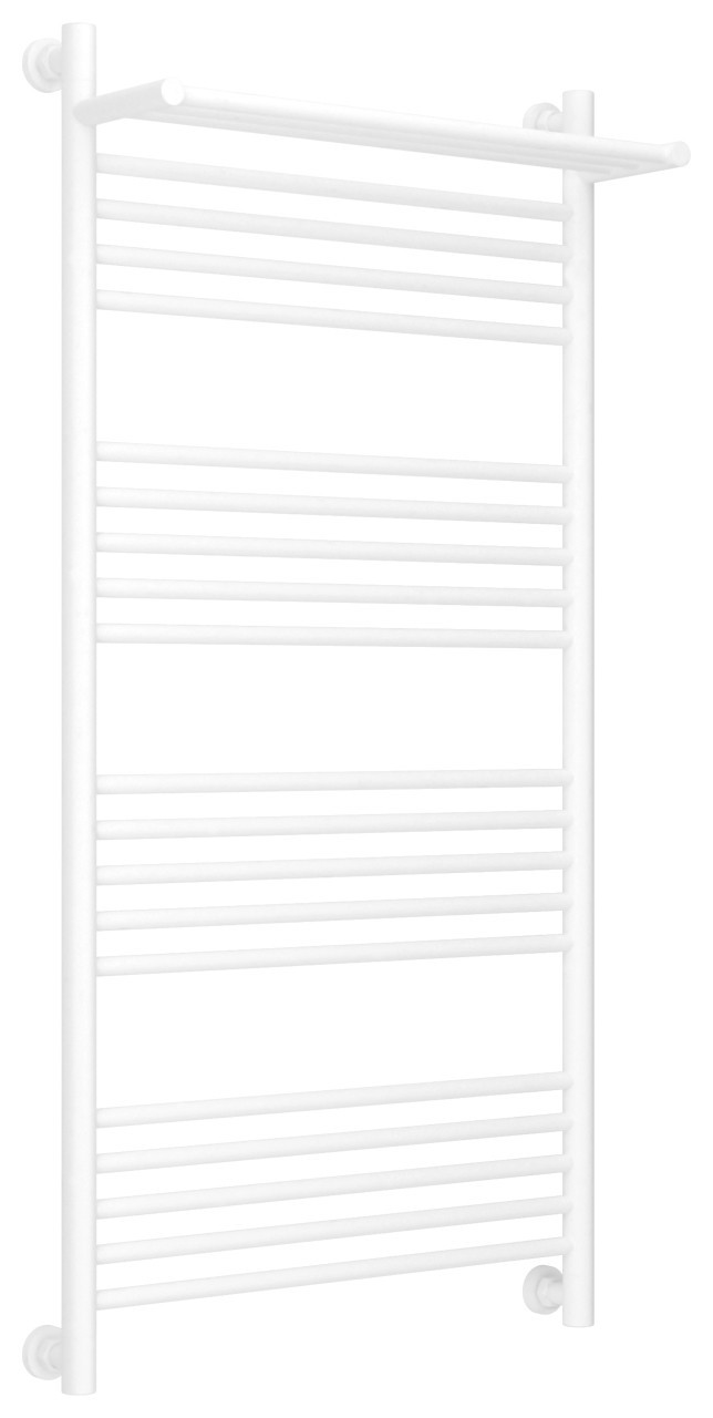 Полотенцесушитель водяной Сунержа Богема с полкой+ 1200х600 Матовый белый