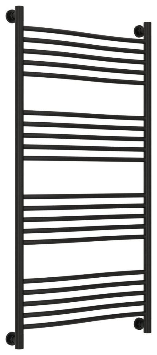 Полотенцесушитель водяной Сунержа Флюид+ 1200х600 Матовый чёрный