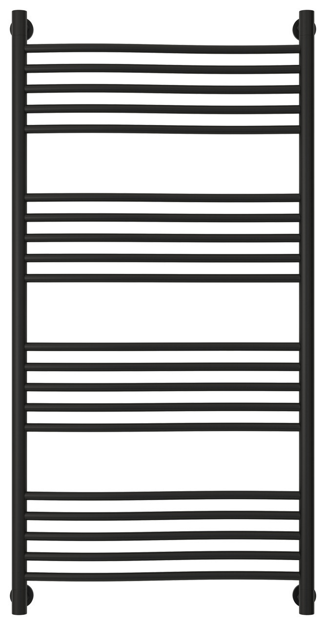 Полотенцесушитель водяной Сунержа Флюид+ 1200х600 Матовый чёрный