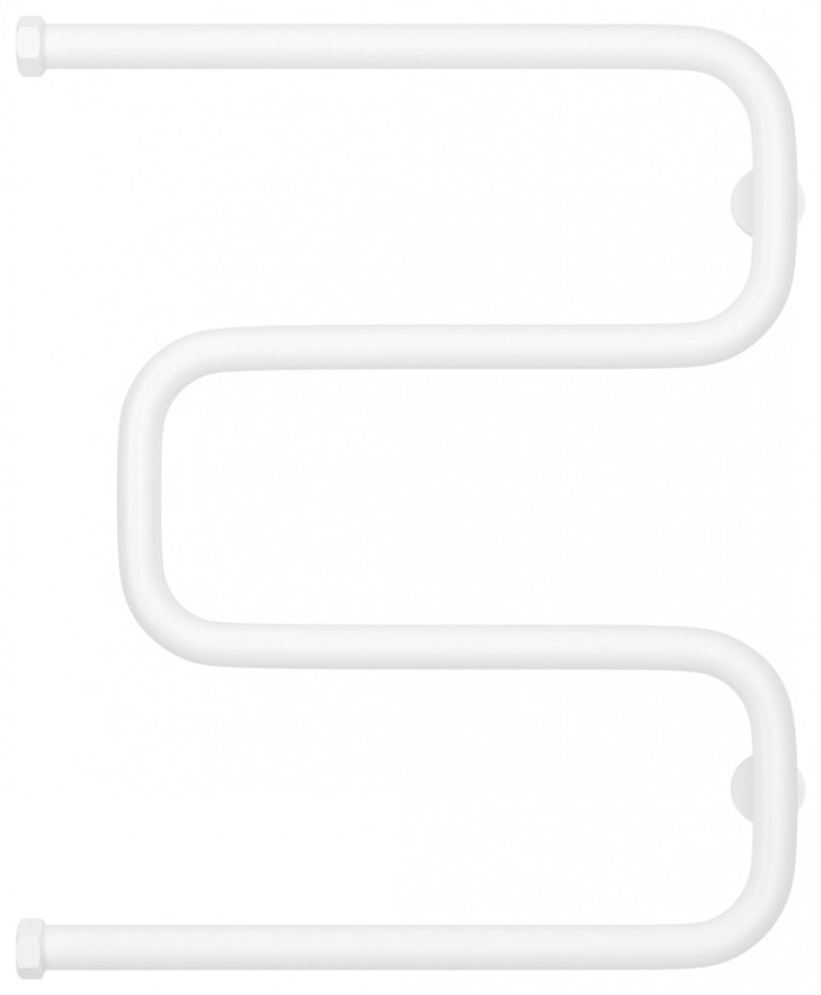 Полотенцесушитель водяной Сунержа Ш-образный 600х500 Матовый белый